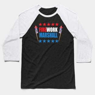 Firework Marshall 2 Baseball T-Shirt
